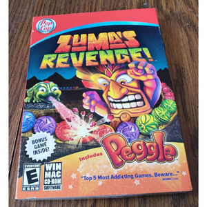 Zuma’s Revenge Pop Cap PC CD ROM Software With Peggle Windows Mac